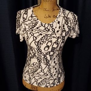 Chain design work blouse